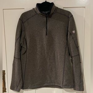 Kuhl Sweater Revel Fleece Quarter Zip Sweater Outdoors Hiking Mens Sz Large